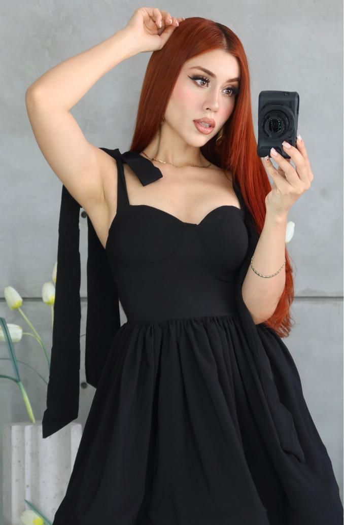 M5 VESTIDO ALICIA TIRANTES AJUSTABLES CORTE A VOLADO