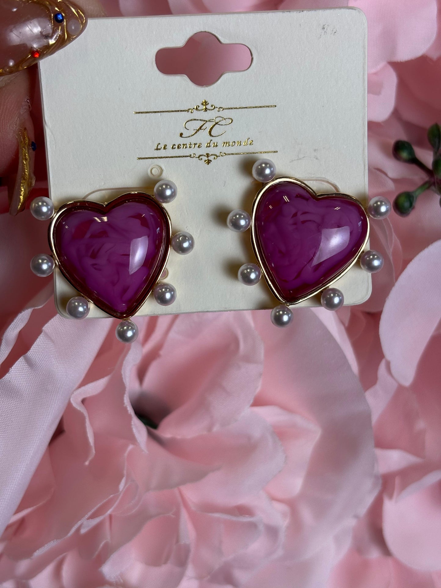 ARETES CORAZON CON PERLAS ENERO 10