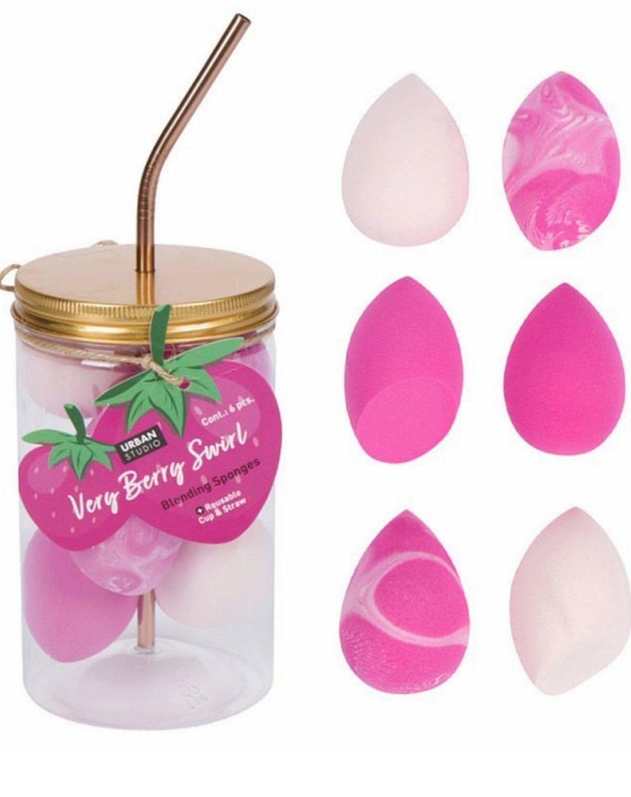 Very Berry Swirl blending sponges