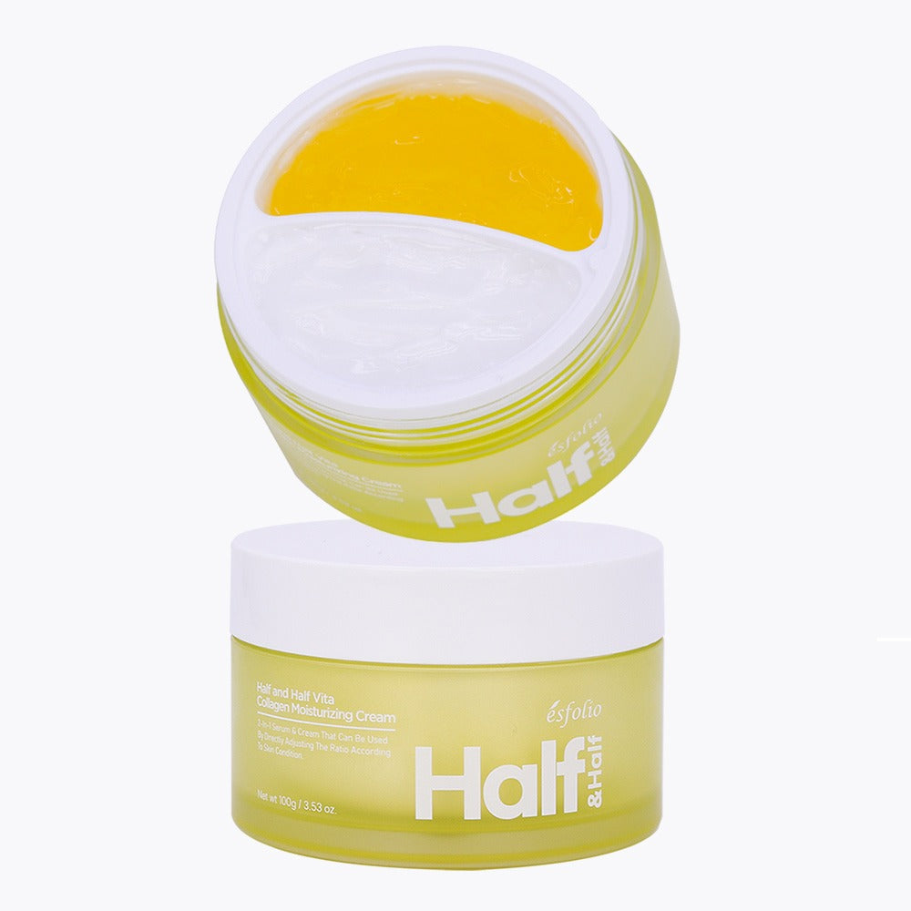 Half & Half Vita Collagen Moisture Serum and Cream Skincare