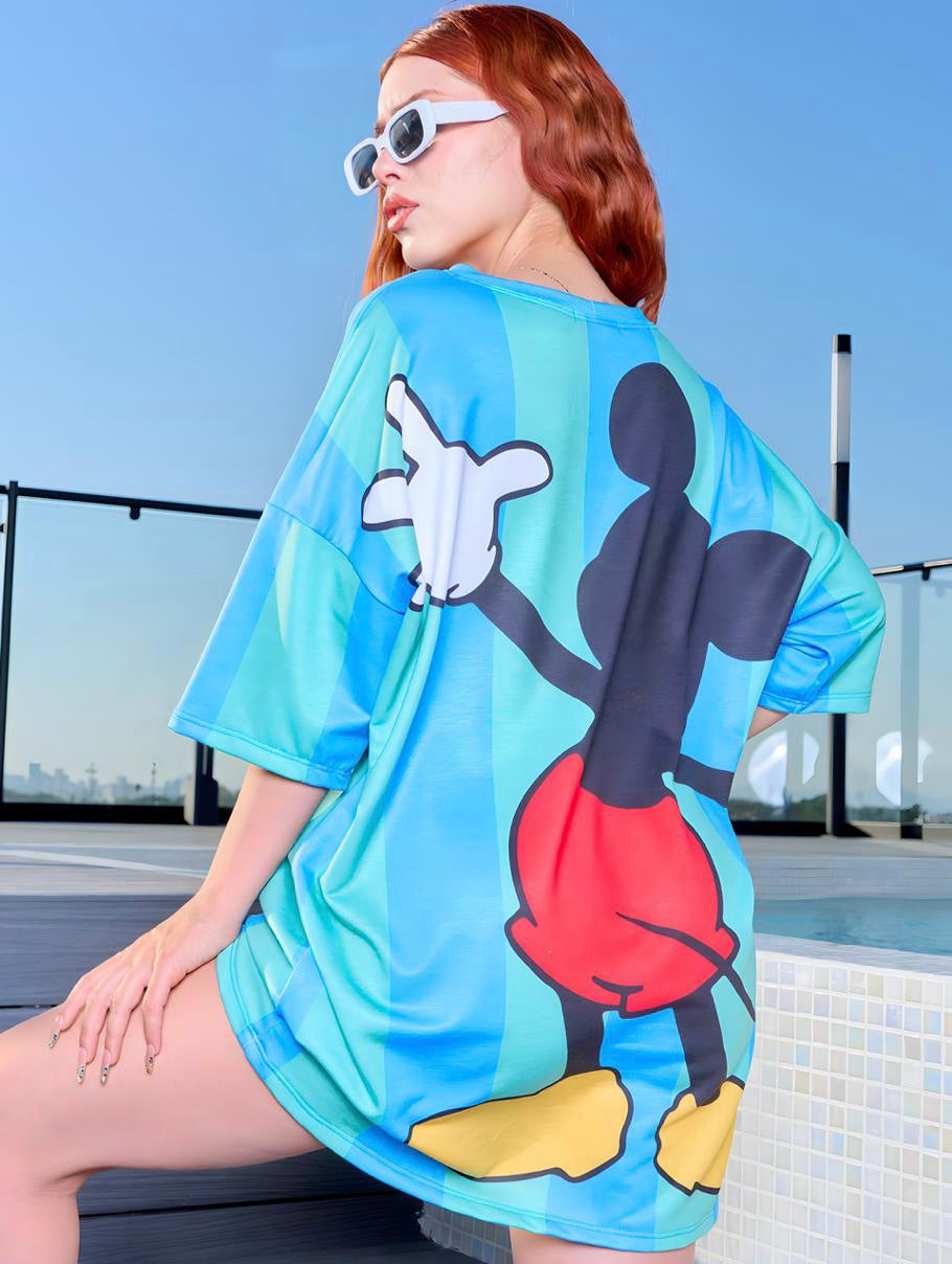 Bluson Mickey stripes