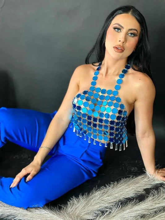 Top lunares transparent